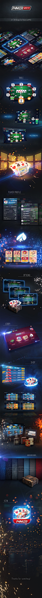 Poker LivePRO [UI Design] : .