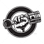 老式黑白摩托车标签-杂项矢量Vintage Monochrome Motorcycle Label - Miscellaneous Vectors徽章、圆、自定义、发动机、设备、车库,一方面,控股,图标,说明,标签,标志,标识,汽车,摩托车,摩托车,部分补丁,活塞,修复,复古,符号,速度,邮票,象征,运输,矢量,车辆,古董,车间 badge, circle, custom, engine, equipment, garage, hand, holding, icon, illustration, labe
