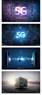 5G未来科技感网络通讯城市人工智能大数据海报背景PSD设计素材-淘宝网