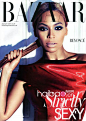 天后碧昂丝 (Beyonce) 登上时尚杂志《Harper's Bazaar》英国版2011年9月刊封面，摄影师Alexi Lubomirski掌镜