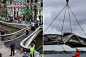 World’s first 3D-printed stainless steel bridge links Amsterdam’s past and future in its red-light district! : Amsterdam is known for its calm canals and winding alleyways, its rich cultural history, and its affinity for all kinds of pleasure. Historical 