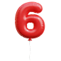 气球数字 8 3D 图标