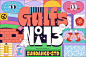 90年代有趣的卡通漫画风格英文字体 Gulfs Display Font Family :  