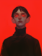 xiaojiang0609_A_surreal_portrait_of_a_minimalistic_man_with_two_67d941c1-0d6c-4cd9-91e9-49d83a1ba7ea