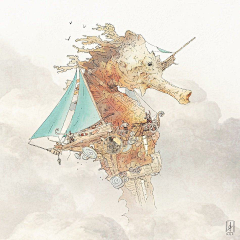 用户4B5O1lp0采集到手绘感 （插画 景/人 艺术性）