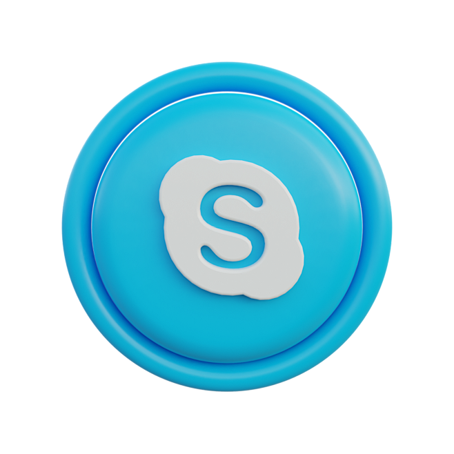 3d icon skype