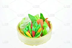 水果和蔬菜做一个小的模仿。