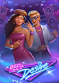 art slot casino slot machine Game Art digital ILLUSTRATION 