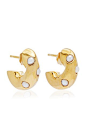 Logan Gold Vermeil Pearl Hoop Earrings