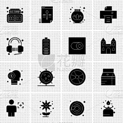 set 16 universal business icons