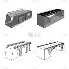砖,现代,建筑业,海岸线,行人,河流,建造物,设计,联系,装裱