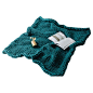 北欧样板房超粗毛线编织毯针织毯子沙发盖毯时尚创意手工休闲搭毯-淘宝网