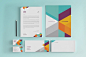 Modern Colorful Stationery