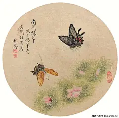 江浙名家扇面八件三件团扇出手