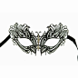 These black metal venetian half masks are the newest in PartySuppliesDelivered line of great black metal masks.  No masquerade ball is complete without some beautiful masquerade masks to go with it.