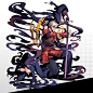 「凛妖殿」character concept art_part.2, RYUSHiN . : original moba game character concept art
