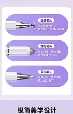 【小杨哥推荐】触屏电容笔ipad平板手机通用触控笔适用苹果华为小米apple pencil磁吸手写笔安卓绘画剪辑修图-tmall.com天猫