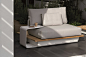 Sillón de jardín modular de tela AIR | Sillón de jardín by MANUTTI
