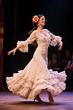 西班牙舞蹈表演人物摄影