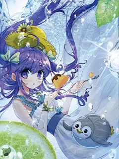 【此间二次元】二次元 美少女 极品家丁 萧玉若 暖色调 小清新 夏日时光 梦幻 意境 画师：囧标 国漫 官图 唯美