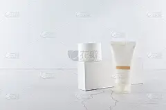 白色化妆品模型瓶。水疗、护肤、面部、身体护理