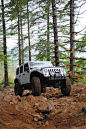 Bushwacker's Jeep Wrangler JK on the trail.