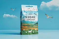 绿色植物农业化肥包装摄影图片