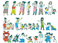 Child care manual croter Croter Illustration