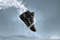 Adidas Winterize : Photographer Ryan Unruh asked me to lend a hand with the post and CGI for a project with Camp Grizzly for Adidas. The concept was to have weather changing and swirling around the photographs of the product. We had less then a week to co