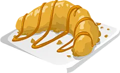 糕点, 卷, 面包, 面包店, 羊角面包, 蛋糕, 美味的, 小吃, 甜的