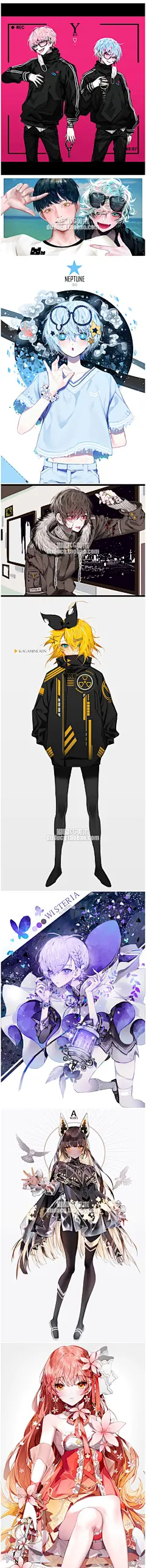 641韩系插画 DIO 美少年没少女 二次元华丽手绘美术参考设计素材-淘宝网