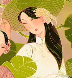 插画师馨予采集到插画师-宋晨