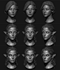 Online MMORPG 'AIR' - Female face , kim s.w : 1st CBT version Female face work