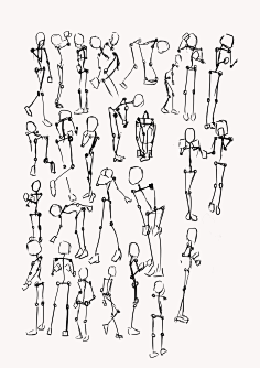 人体骨骼肌肉,动态-花瓣网|陪你做生活的设计师 | 一组火柴人,收了
