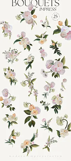 IMPRESS 油画棒花卉，缪斯艺术家的装饰插画（第 3 张，共 13 张）