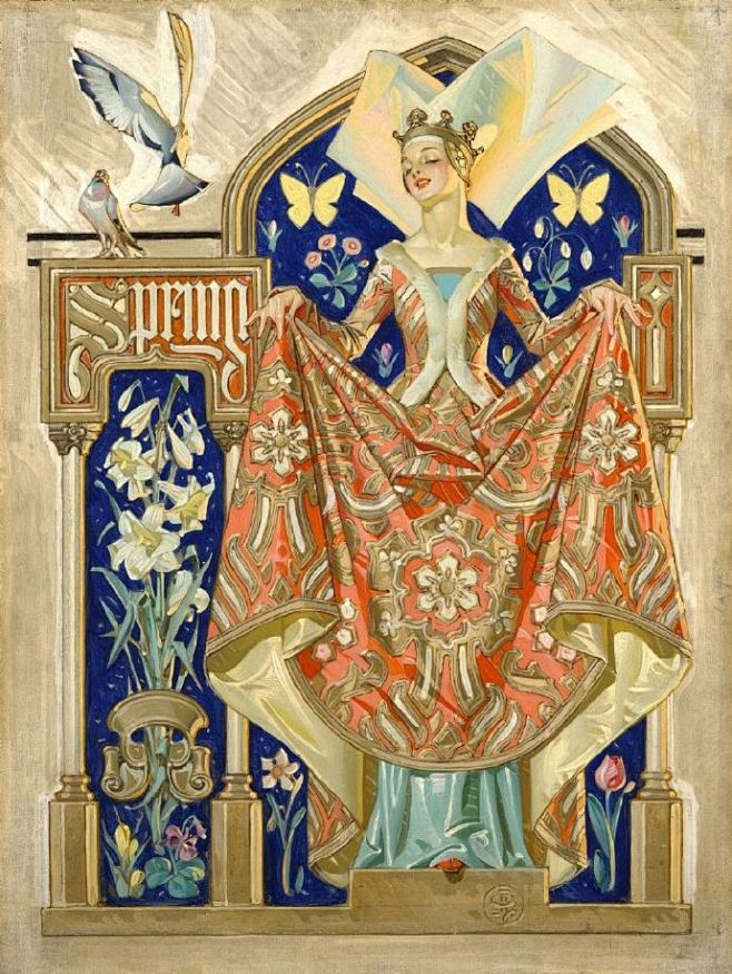 黄金时代人物插画大师：J.C. Leye...