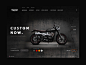 Triumph Motorcycles Website : A design pitch for Triumph Motorcycle Company.