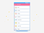 App Categories List UI