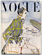 Vogue British 1947May cover by Eric (Carl Erickson)