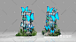 蝴蝶花园美陈3D模型