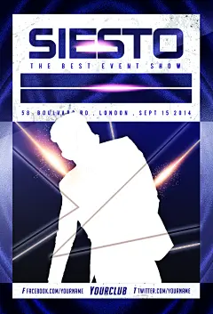 剪影高级感大气创意剪影风人物海报