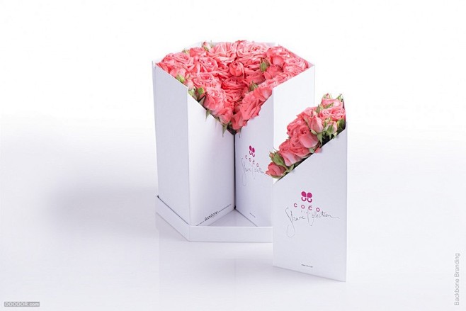 COCO FIORI创意鲜花品牌纸包装设...