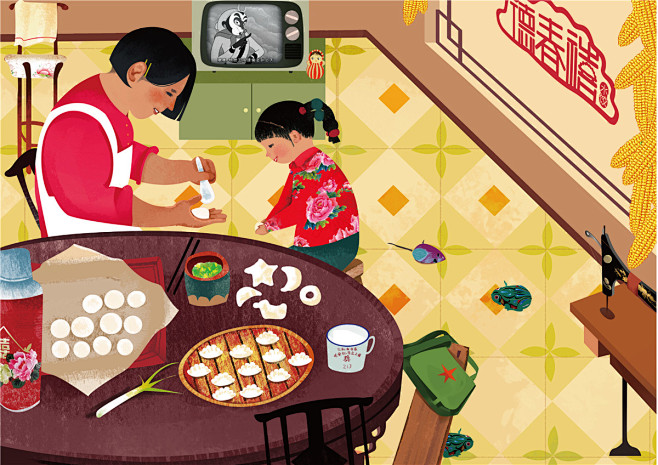 水饺品牌设计|餐饮品牌设计|德春禧品牌设...