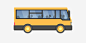 黄色的公交车免抠素材_新图网 https://ixintu.com png图形 png装饰 公交车 手绘 装饰 黄色