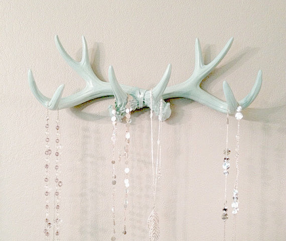 Mint Faux Deer Antle...