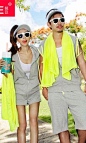 TaosLove情侣装夏装t恤带帽男女款开衫韩版情侣套装上下装套装潮  http://t.cn/RP5UQvy