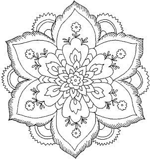 Flower Coloring Page...
