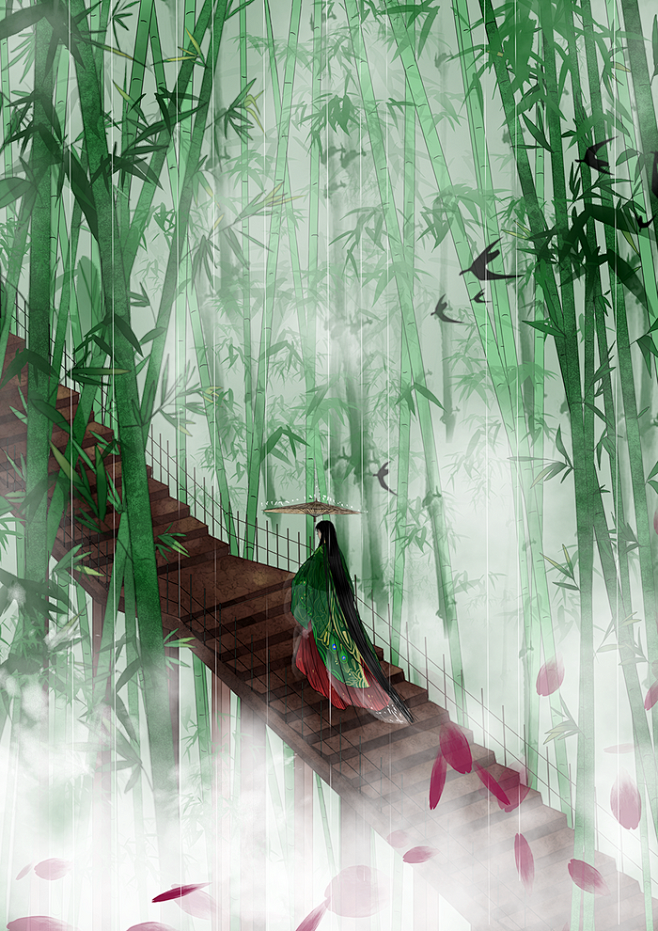 竹林雨