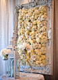 Florals in giant ornate frames