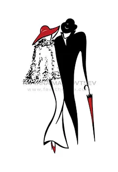 【俄罗斯极简主义画家Tatyana Markovtse插画作品欣赏】